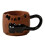 Ergonomische Keramikbecher mit breitem Griff, isolierter-braun 1