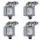 4X IP66 16A Rainproof Charging Socket Outdoor Socket Box with Switch EU Plug 1
