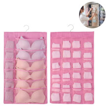 Matière lavable et résistante, poches en filet en tissu Oxford peu encombrantes pour ranger soutiens-gorge, sous-vêtements, culottes et