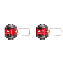 2X Outdoor Camping Visual Gas Tank Converter Tank Gas Refill Adapter Gas Adapter Collection Valve