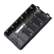 Portabatterie per radio, FBA25A per Yaesu VX400HX370VXA300VX160, custodia per 6 batterie, backup di emergenza, design compatto (1 pz), resistente