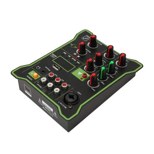 Μίκτης Bluetooth DJ με αναπαραγωγή USB, συμπαγής, φορητός σχεδιασμός για ζωντανή μίξη 2