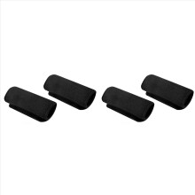 4-pack rollatorhandgreepkussens, rollatorhandgreephoezen, gevoerde handgrepen voor rolstoelen, rollator, zwart