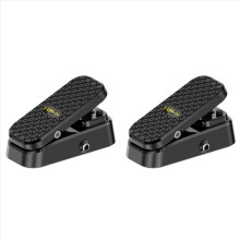 2X New -1 Pedal Volume/Expression 2-in-1 Pedal No Power Supply Required Cushioned Feet No Noise Direct Control of Rack