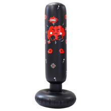 Punching Bag Inflatable, Energy Release Stable Widen Bottom Base Durable PVC Material for Safe Cardio Workout, Portable Freestanding Bounce Back for V