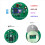 2X Holyiot NRF52810 3 Accelerometer Bluetooth Beacon BLE 5.0 Bluetooth Module Low Power Consumption Positioning 4