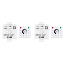 2X and-SP636E SPI DC5-24v Monochrome Controller with and-RC1 Remote Control Support 2.4G Touch Remote Control