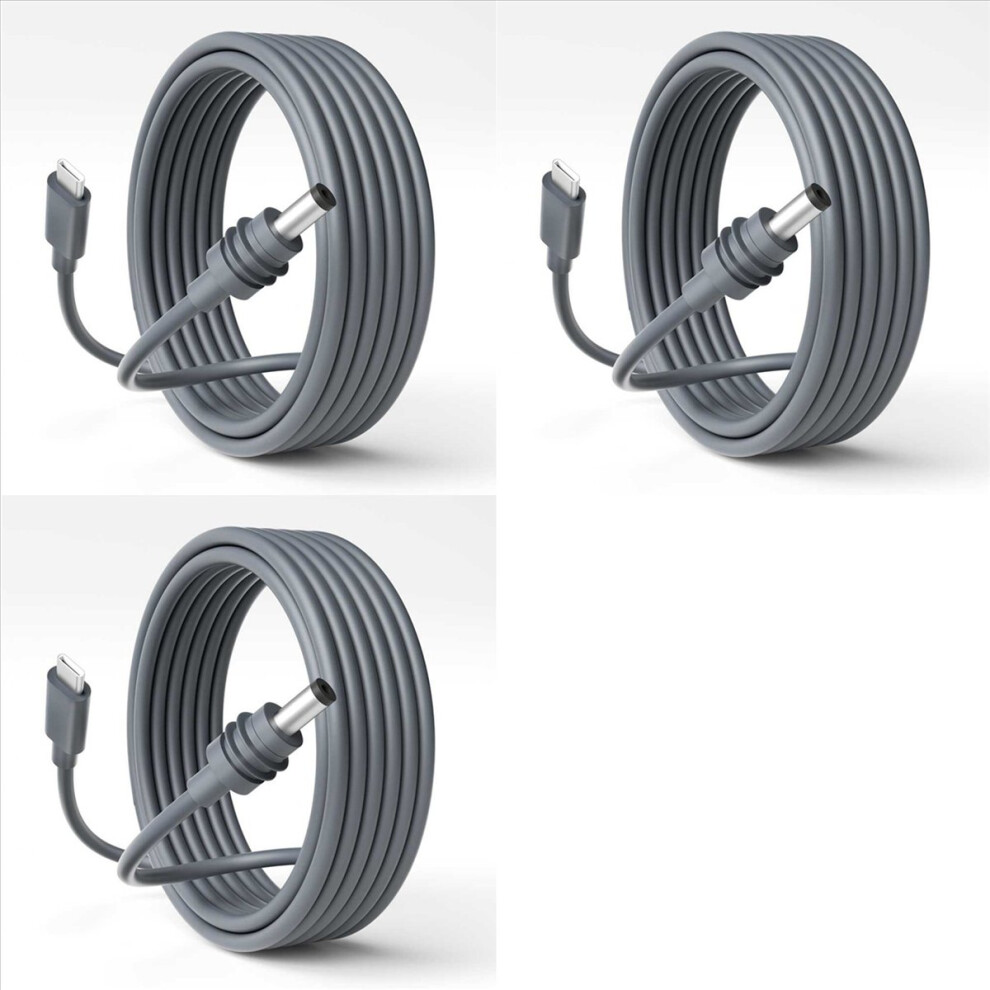 3X For Mini Cable 10Ft Mini Usb C To Dc Power Cable Cord 100W Input Usb Type C To Dc Cable, 18Awg 4852070777186