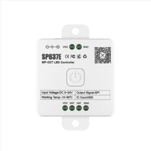 Controller monocromatico 2X and-SP636E SPI DC5-24v con supporto per telecomando and-RC1 e telecomando touch 2.4G 2