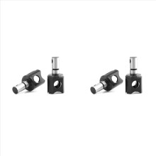 Conjunto de 4 copos diferenciais de metal IF412 para MP9 MP10 1/8 - Peças de atualização e acessórios
