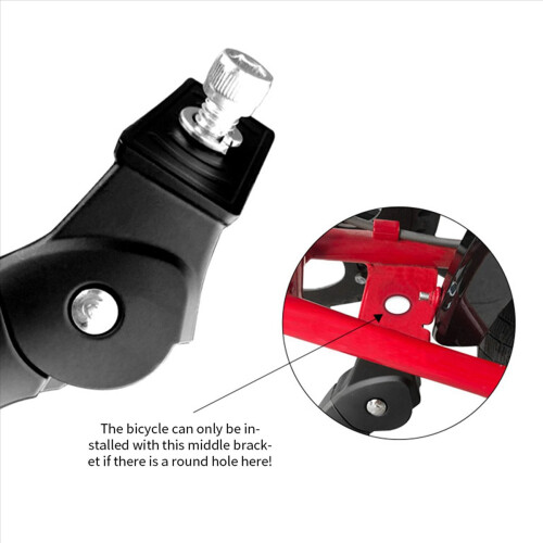 Suporte lateral ajustável para bicicletas K3 PLUS S18 D8 P8 com furos, tamanhos 3X 14, 16, 18, 20 e 24 polegadas. 2