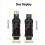 2X New 48V Capacitor XLR Adapter Wireless Microphone Transmitter Receiver for Dynamic Microphone Guitar Audio Mixer 6