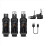 2X New 48V Capacitor XLR Adapter Wireless Microphone Transmitter Receiver for Dynamic Microphone Guitar Audio Mixer 2