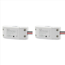 2 unidades para interruptor de porta de garagem Wi-Fi, abridor de portão inteligente, controle remoto Smart Life para CarPlay, plugue UE