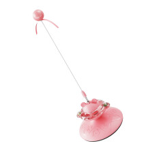 Lovely Cats Wand Toy Cats Leakage Food Slow Feeding Toy-Pink