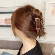 Niedliche Katzenhaarspange für Damen, starker und sicherer Halt, vielseitiges Haarstyling-Accessoire mit hohlem geometrischem Design, rutschfester