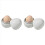 2X Microwave Oven Egg Steamer Egg Boiling Tool Boiled Soft-Boiled Eggs Mini Home Appliance Heating Box 1 Egg 1