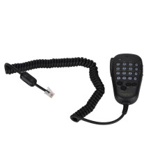 Cavo a spirale DTMF per microfono per walkie talkie, cavo di ricambio con pulsante PTT (Push To Talk) e chiarezza del suono migliorata, compatibile