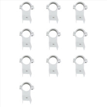 10X KU Band LNB Holder for Satellite Dishes 20mm Plastic Bracket, Weatherproof for Multiple Dish Sizes
