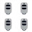4X 2-Key Garage Door Remote Control 433.92MHz Rolling Code for GT4 GTI2 GTI4 Series Handheld Transmitter 1