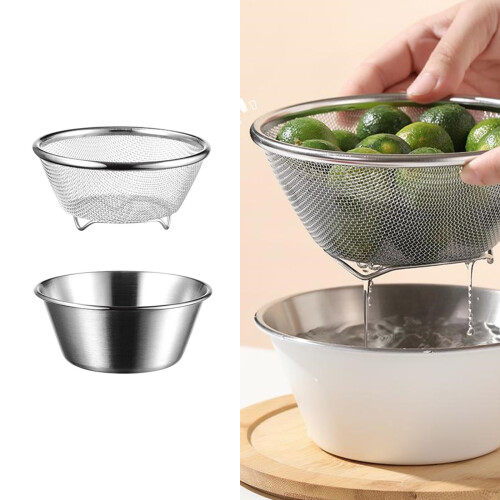 Passoire de cuisson en acier inoxydable, bol pour la-S 2