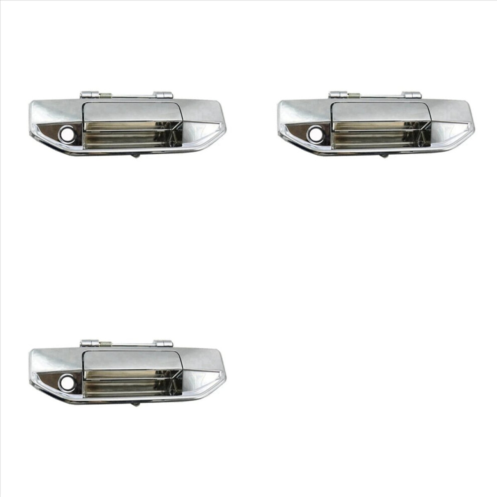 3X Car Handle For Hunter F70 Cargo Box Handle Rear Trunk Handle Tail Door Buckle Electroplating Handle Light 4852070784634