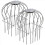 Gutter Guard,4Pcs Round Head Gutter Filter Downspout Guard Even Hollow Replacement Gutter Cover for Leaves-A 2