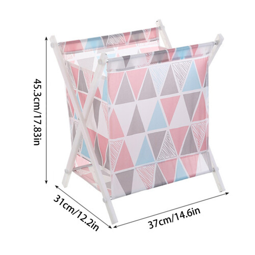 Aluminum Frame Laundry Storage Organizer Hamper Bag Traveling-A 1