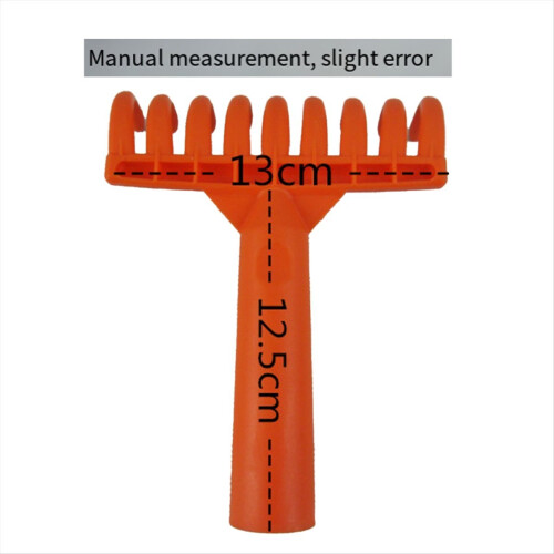 Olive Rake Heads 9-Tooth Multipurpose Plastic Shovel Picking Gardening Tools Inner Diameter 2.5cm 2