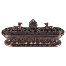 Antiker, handgefertigter Räucherstäbchenhalter aus Tibet, Zen-Teehaus-Dekoration für Zuhause und Büro, Kunsthandwerk, Ornamente, 3 Stück