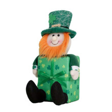 Patricks Day Gnome Plush Decorations Green Irish Leprechaun-men