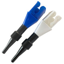 Car Oil Funnel 2 Pack Flexible Hose Wide Mouth with Filter Universal Fit Foldable Spill