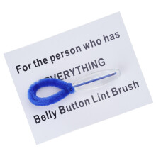Convenient Belly Button Cleaner Lint Brushes Dust-Navy Blue