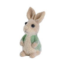 Cute Rabbit Figurines Desktop Ornament Micro Plant-W304E