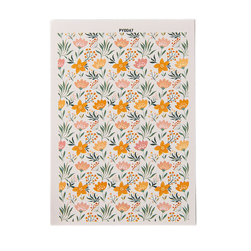 Flower Clay Transfer Paper for Earrings Making Ceramic-PY0047