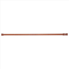 Tringle à rideaux télescopique extensible à ressort pour voilage, 55-90 cm, couleur bois