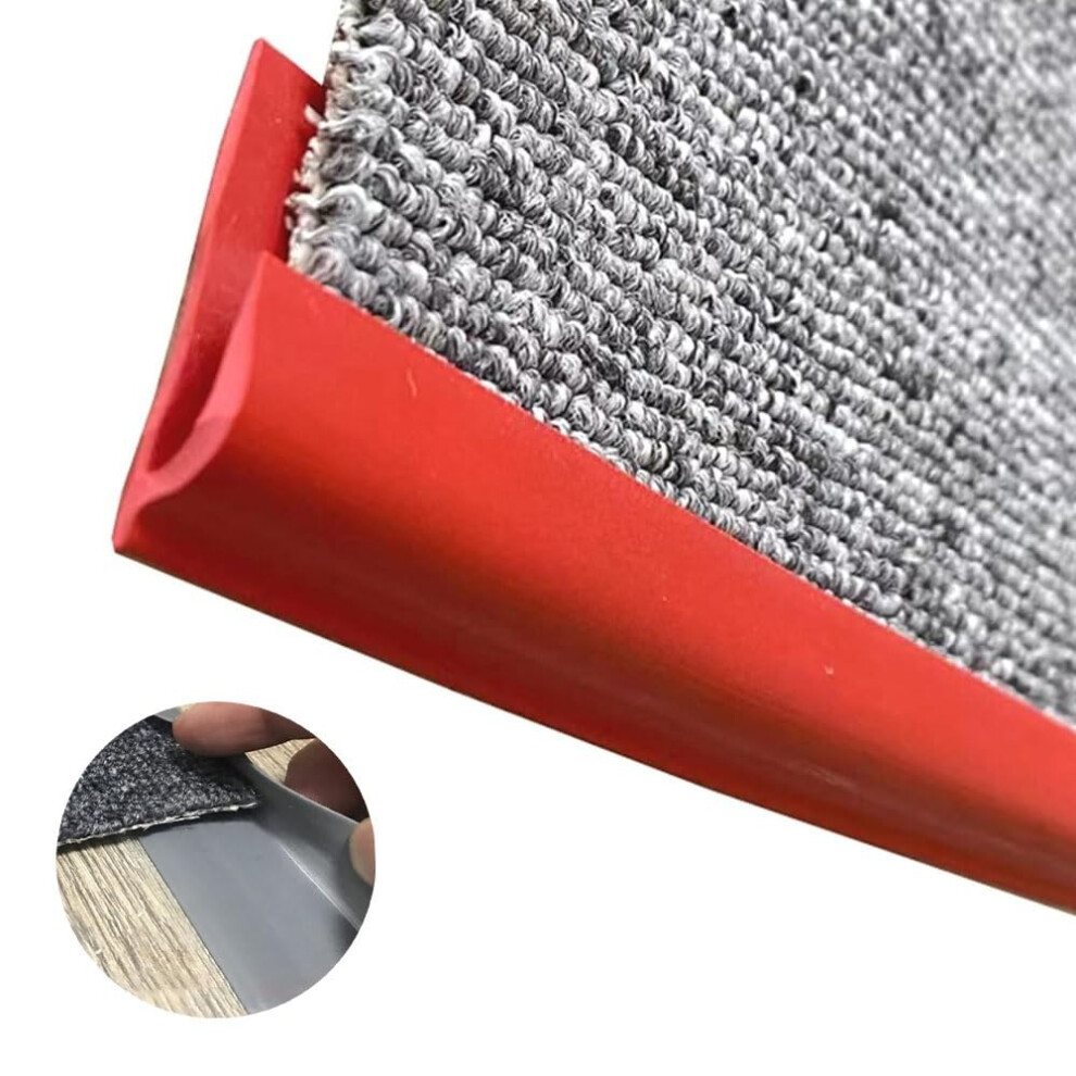 Pvc Floor Transition Strip Carpet Edge Protector Antislip Trim For Doorways Red 1M 9426802901504