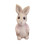 Cute Rabbit Figurines Desktop Ornament Micro Plant-W304F 1