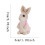 Cute Rabbit Figurines Desktop Ornament Micro Plant-W304F 4