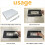 96 Pcs Small Ceramic Wool Wick for Tabletop Fire Pit, Suitable Ethanol Fireplace Fuel,Carbon Felt Indoor 4