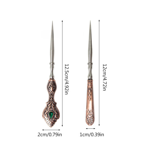 Awl Tailors Awl Tools for Leather Work DIY Craft Hand-gold 1