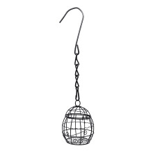 SquirrelProof Vogelvoeder Metalen FatBall Houder-Zwart