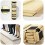 Rollable Floor Mattress Frame Solid Pine Wood Bed Slats for Spinal Support Foldable 39x47in 3