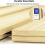 Rollable Floor Mattress Frame Solid Pine Wood Bed Slats for Spinal Support Foldable 39x47in 2