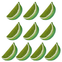 10 stuks kunstmatige citroenblok realistische fruitmodel-Groente