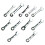8-18mm Ratchet Socket Wrench Spanner Short Handle 72 Tooth-9mm 2
