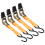 Cargo Tie Down Ratchet Straps Offering Corrosion-4 pack 1