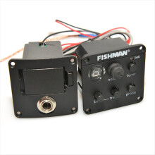 FISHMAN GUITARS Gitarren-Tonabnehmer ISYS+ EQ-Vorverstärkersystem für Akustikgitarren, Verstärker, einstellbares Klangzubehör