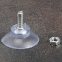 Conjunto de 10 ventosas de borracha de alta resistência para tampos de mesa de vidro com parafuso M6.