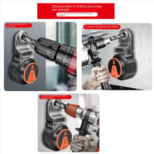 Elektrischer Bohrmaschinenstaubsauger 2-in-1 Wandsaug-Staubsauger Bohrmaschinenreinigungswerkzeuge